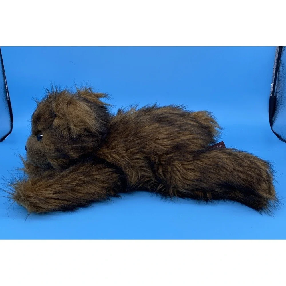 The Bearington Collection Snuggly Ben Brown Plush Lay Down approx  14